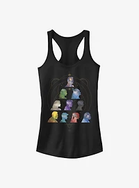 Marvel Eternals Silhouette Galaxy Heads Girls Tank