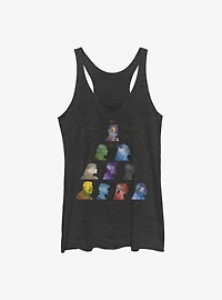 Marvel Eternals Silhouette Galaxy Heads Girls Tank