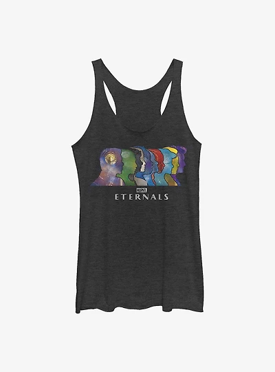 Marvel Eternals Silhouette Heads Girls Tank