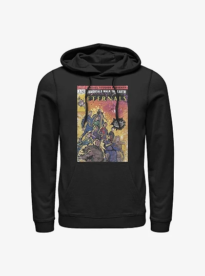 Marvel Eternals Vintage Style Comic Cover Hoodie