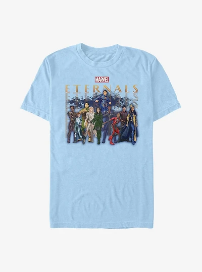Marvel Eternals Group Repeating T-Shirt