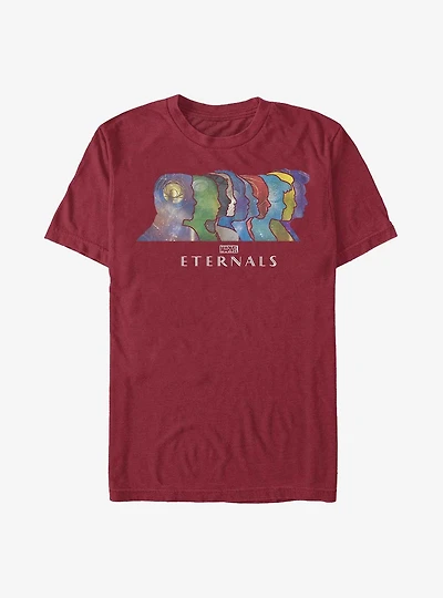 Marvel Eternals Silhouette Heads T-Shirt