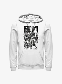 Marvel Eternals Paint Splattered Hoodie