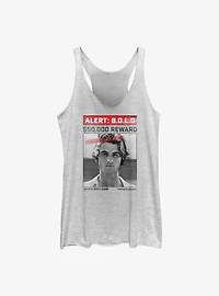 Outer Banks John B Wanted Poster Womens Tank Top