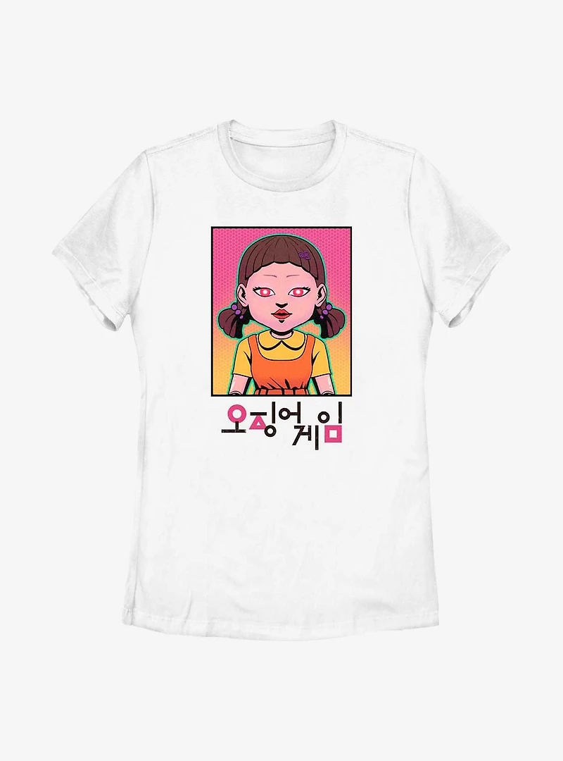 Squid Game Neon Doll Womens T-Shirt