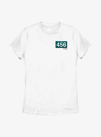 Squid Game Player Patch 456 Womens T-Shirt