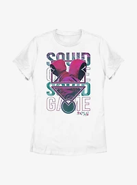 Squid Game Symbol With Guards Womens T-Shirt