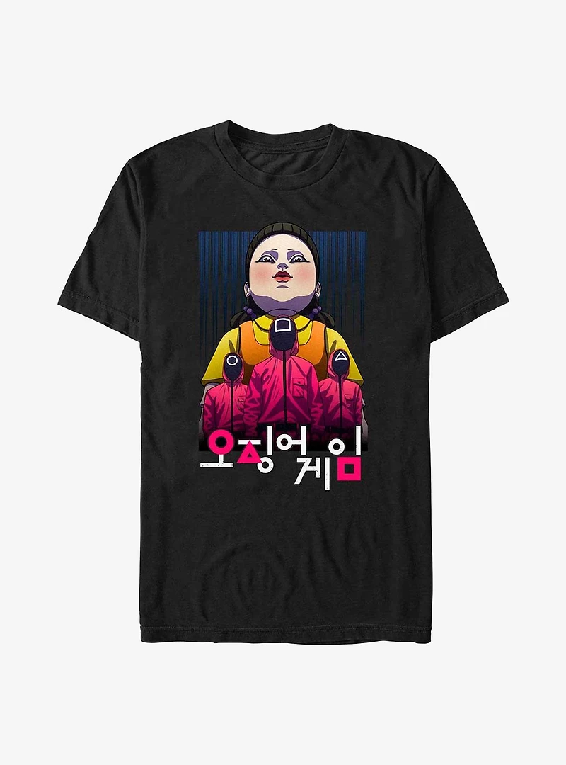 Squid Game Anime Group T-Shirt