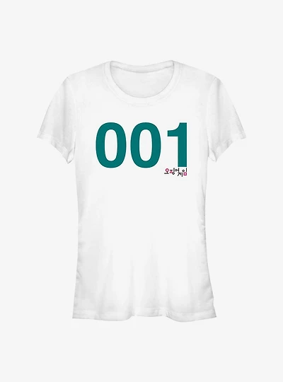 Squid Game Costume 001 Girls T-Shirt