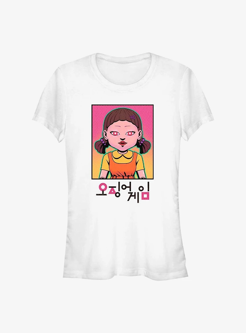Squid Game Neon Doll Girls T-Shirt