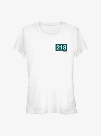 Squid Game Patch 218 Girls T-Shirt