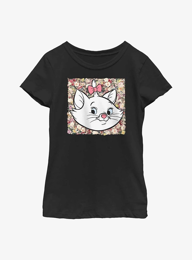 Disney The Aristocats Floral Marie Youth Girls T-Shirt