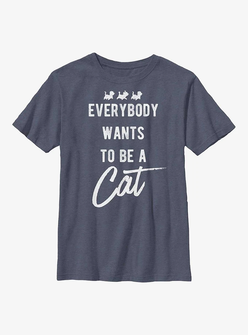 Disney The Aristocats Be A Cat Youth T-Shirt