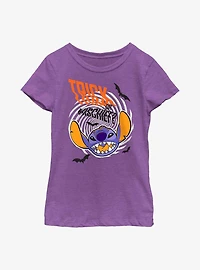 Disney Lilo And Stitch Trick Or Mischief Youth Girls T-Shirt