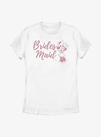 Disney Minnie Mouse Bridesmaid Womens T-Shirt