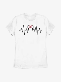 Disney Minnie Mouse Heartline Womens T-Shirt