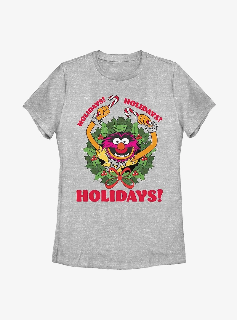 Disney The Muppets Animal Holidays! Womens T-Shirt