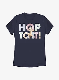 Disney Winnie The Pooh Tigger Hop To It! Womens T-Shirt