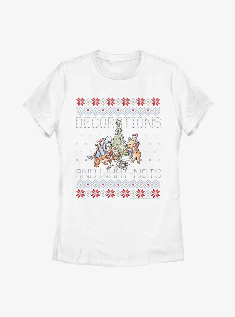 Disney Winnie The Pooh Decorations And What-Nots Womens T-Shirt