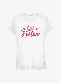 Disney Mickey Mouse Get Festive Girls T-Shirt
