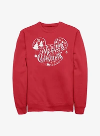 Disney Mickey Mouse Holiday Ears Crew Sweatshirt