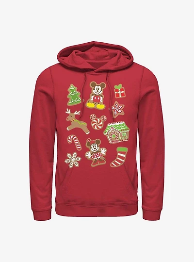 Disney Mickey Mouse & Minnie Holiday Gingerbread Cookies Hoodie