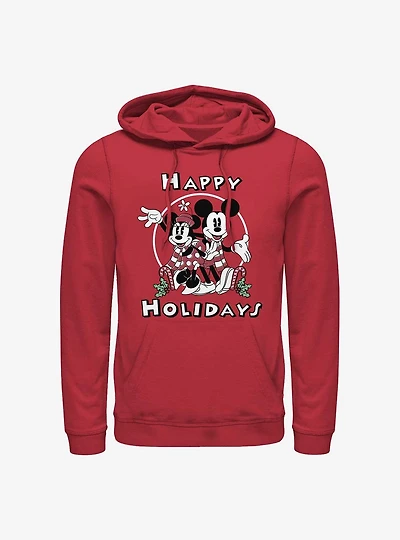 Disney Mickey Mouse & Minnie Happy Holidays Hoodie