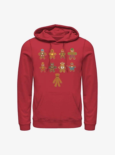 Marvel Lined Up Cookies Hoodie
