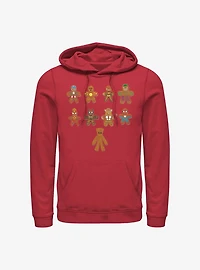 Marvel Lined Up Cookies Hoodie