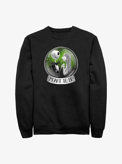 The Nightmare Before Christmas Jack And Sally Snow Globe Sweatshirt