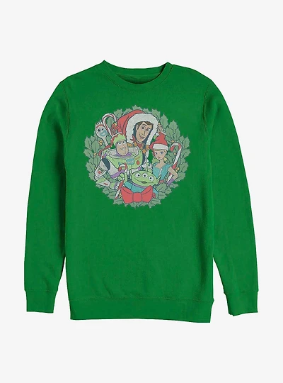 Disney Pixar Toy Story 4 Toys Wreath Crew Sweatshirt