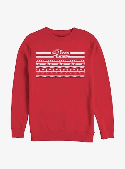 Disney Pixar Toy Story Red Planet Holiday Crew Sweatshirt