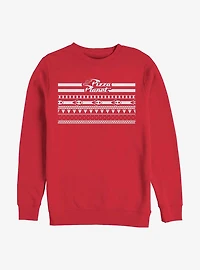 Disney Pixar Toy Story Red Planet Holiday Crew Sweatshirt
