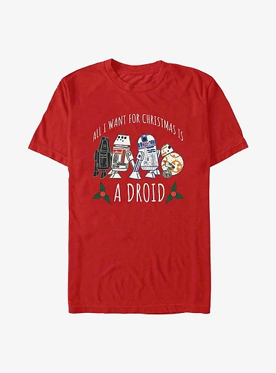 Star Wars Christmas Droids T-Shirt