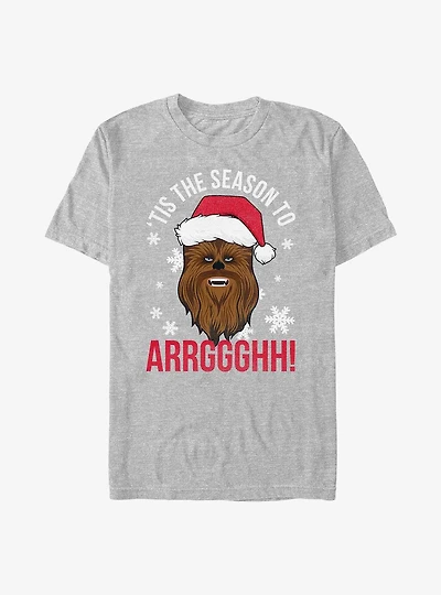 Star Wars Tis The Season Chewbacca T-Shirt