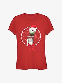 Star Wars: The Rise Of Skywalker D-0 Candy Cane Girls T-Shirt