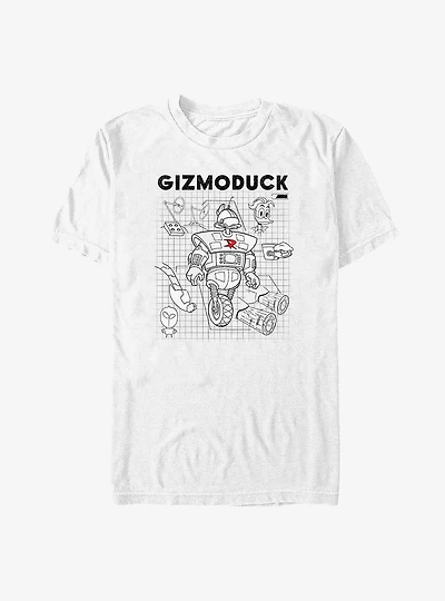 Disney DuckTales Gizmoduck Schematic T-Shirt