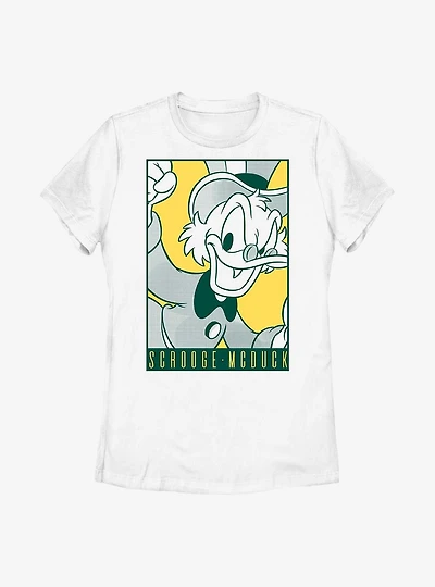 Disney DuckTales Pop Poster Scrooge McDuck Womens T-Shirt