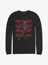 Marvel Eternals Kro Deviant Repeating Long-Sleeve T-Shirt