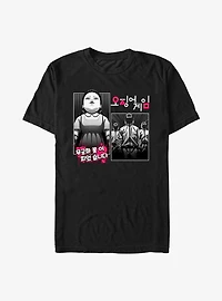 Squid Game Doll & Guards Manga T-Shirt