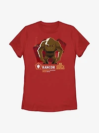 Star Wars Galaxy Of Creatures Rancor Species Womens T-Shirt