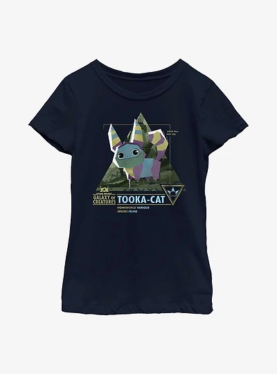 Star Wars Galaxy Of Creatures Tooka-Cat Species Youth Girls T-Shirt