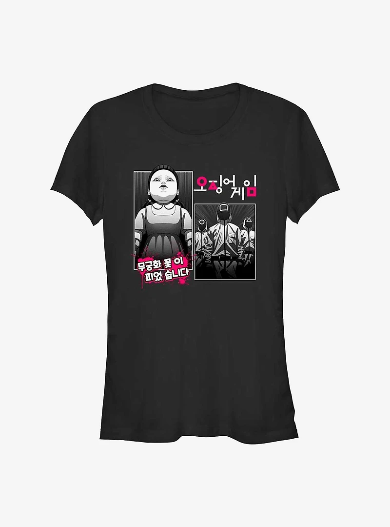 Squid Game Doll Manga Girls T-Shirt