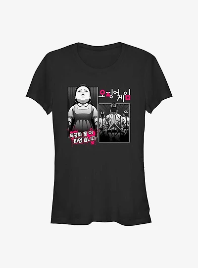 Squid Game Doll Manga Girls T-Shirt