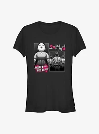 Squid Game Doll Manga Girls T-Shirt