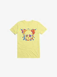 Inkblot Test Skull And Butterfly T-Shirt
