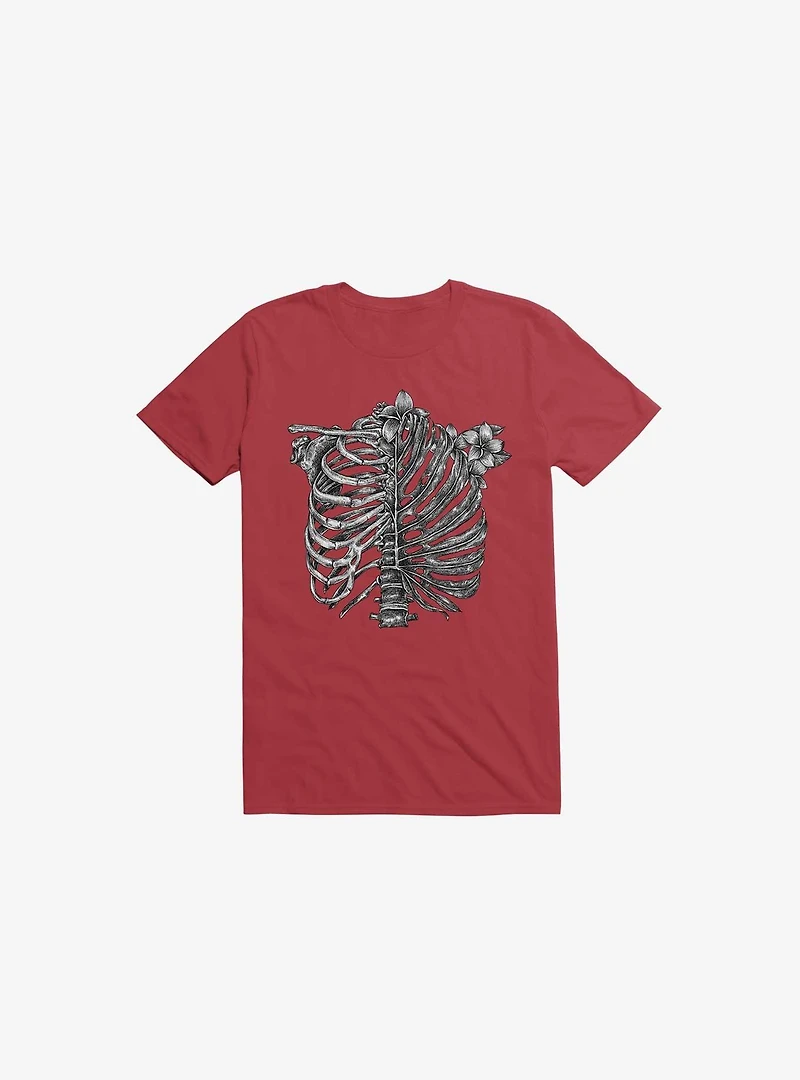 Skeleton Rib Tropical T-Shirt
