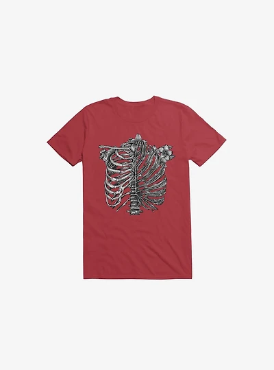 Skeleton Rib Tropical T-Shirt
