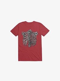 Skeleton Rib Tropical T-Shirt