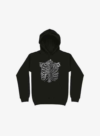 Skeleton Rib Tropical Hoodie